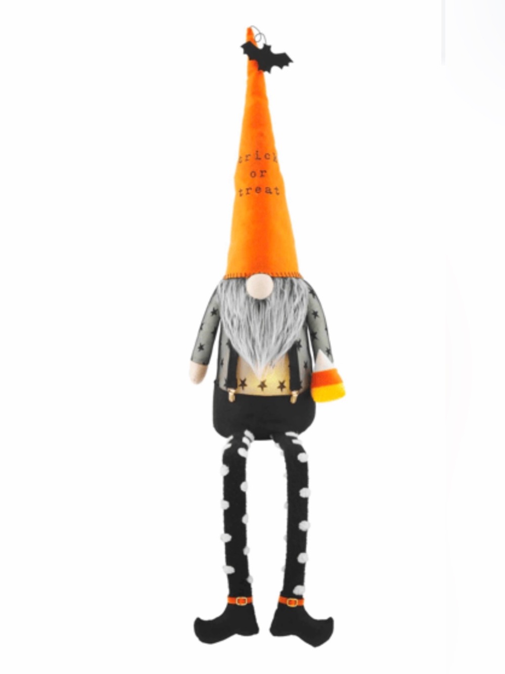 Halloween light-up gnome 3’ tall